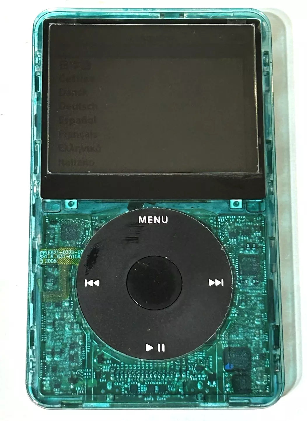 Bluetooth Mod Apple iPod Classic 5.5th Turq 2TB SSD Wolfson DAC Atomic 3000 Mega Battery