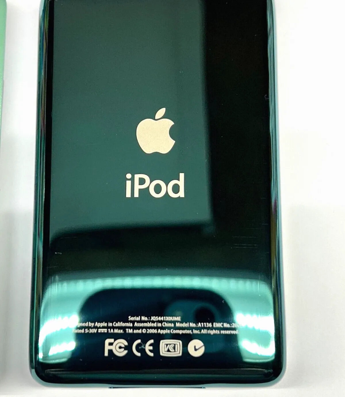 Apple iPod Classic 7th Generation  Green Front/Teal Back | 2TB SSD Bluetooth Mod | USB-C Fast Charging | Upgraded Mega Battery | Fully Refurbished | Rare Edition